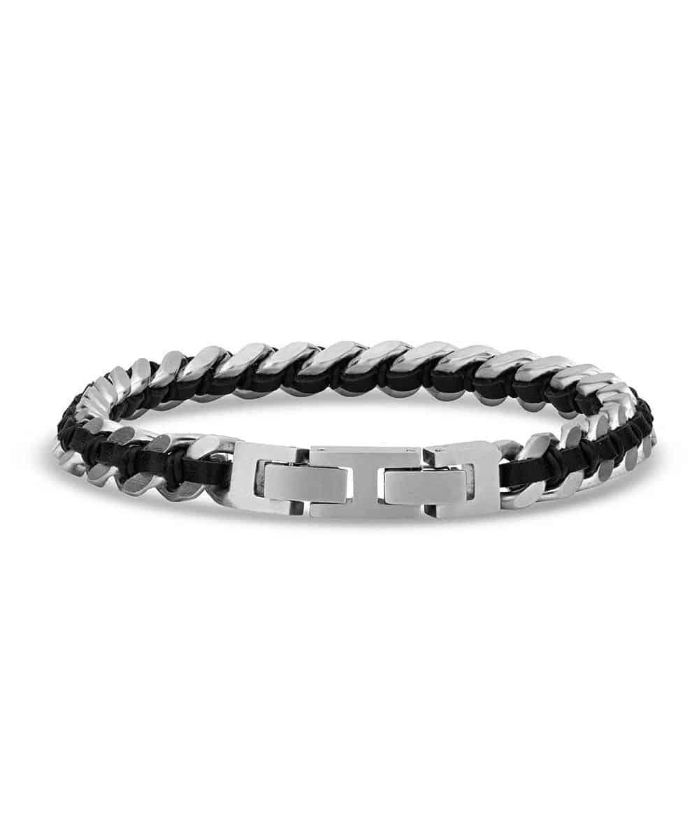 Montana Silversmith BC5685 Wrapped In Leather Light Bracelet