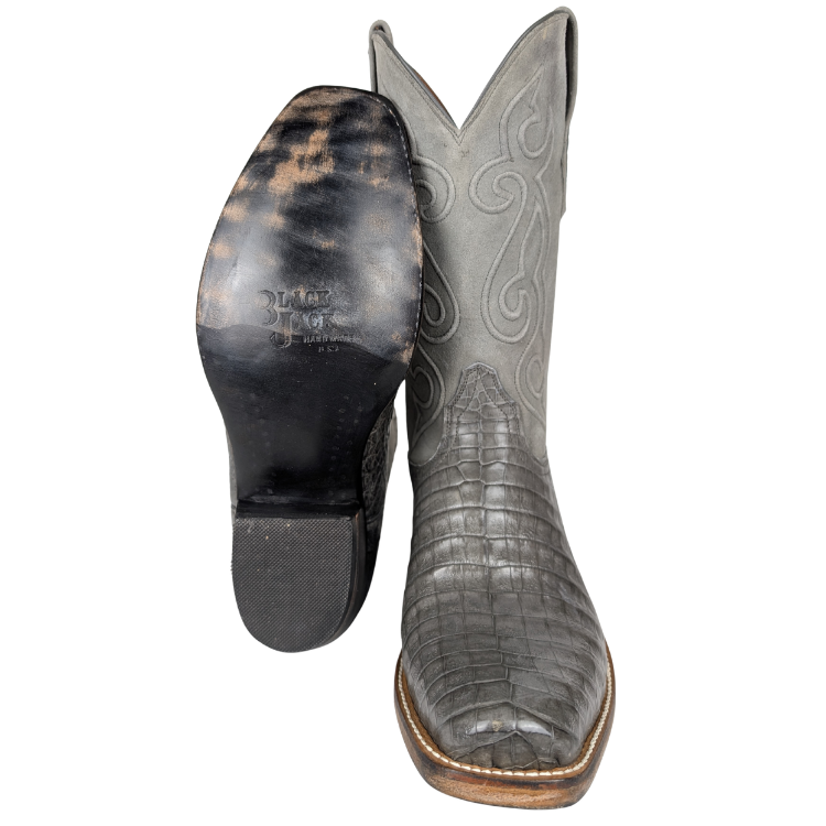 Black Jack 7189-V4 Men's Caiman Belly - Grey