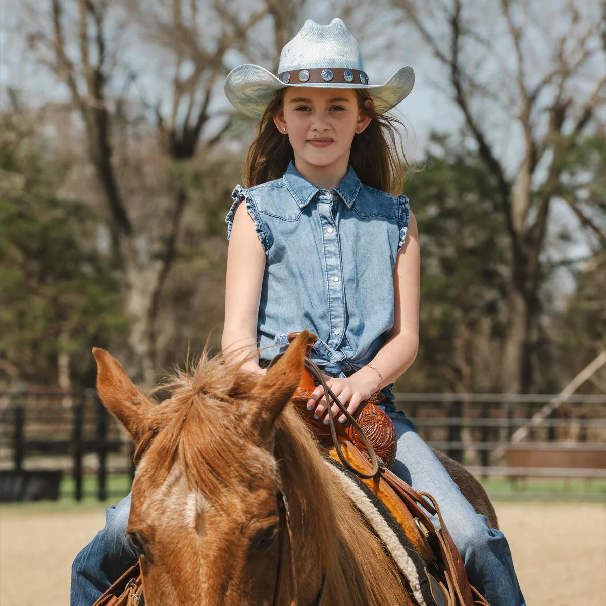 Charlie 1 Horse Hang Tight Honey Jr Lainey Wilson- Denim CSHTJR-3036DM