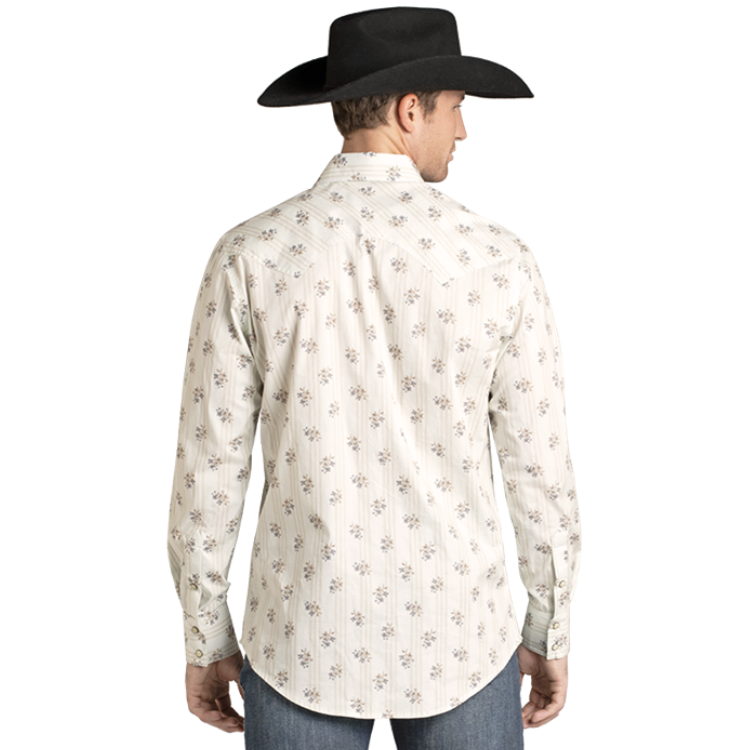 Rock & Roll BMN2S07144 FLORAL PRINT LS SNAP