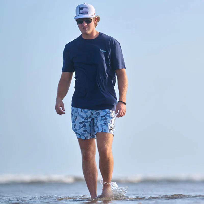 Hooey HB2602BLCA "Breaker" Board Short Blue/ Camo