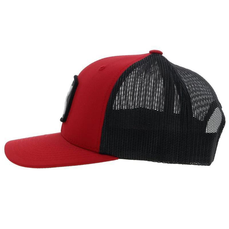 Hooey 2224T-RDBK-Y YOUTH HAT "ZENITH" RED/BLACK SNAPBACK
