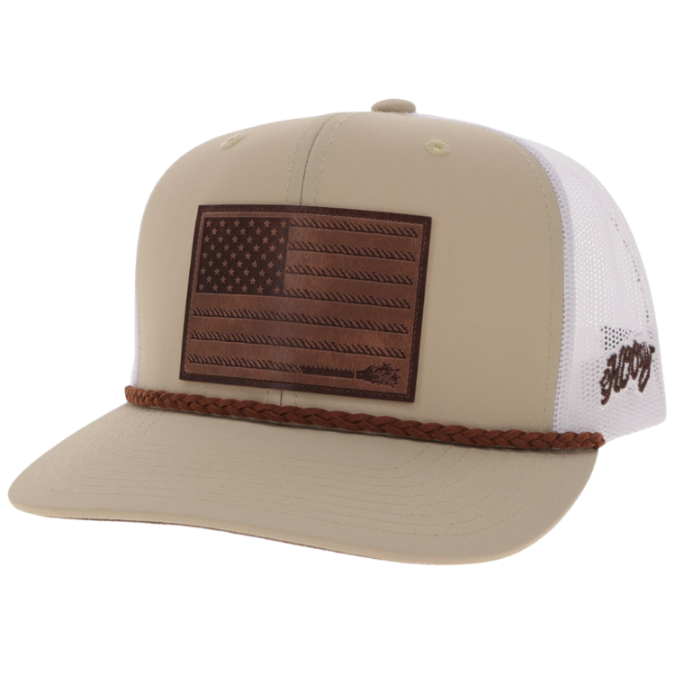 Hooey 2610T-TNWH Liberty Roper Ball Cap