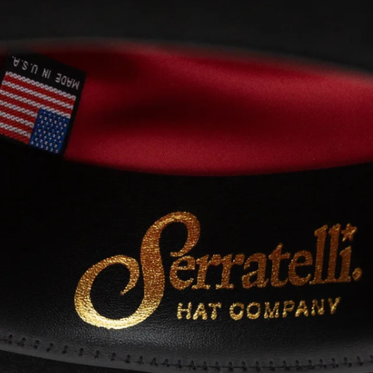 Serratelli PBR - Wool - Black - W9 - 4.25" Brim