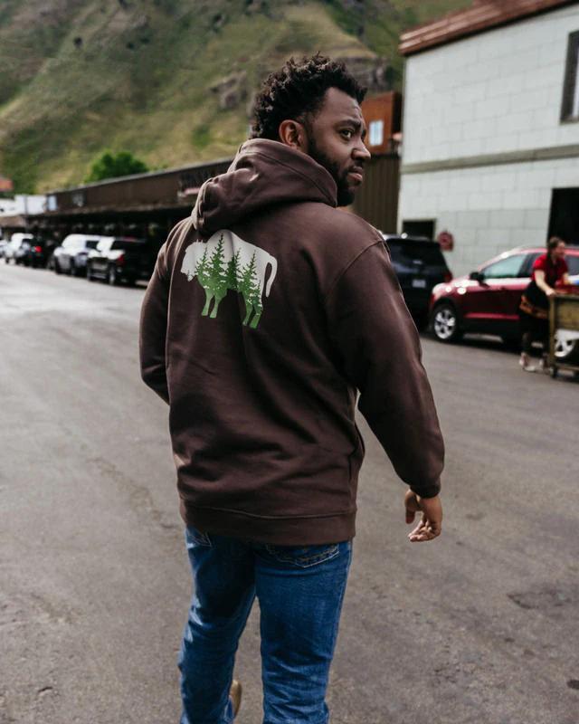 Outback 40283-BRN Men's Wayne Hoodie