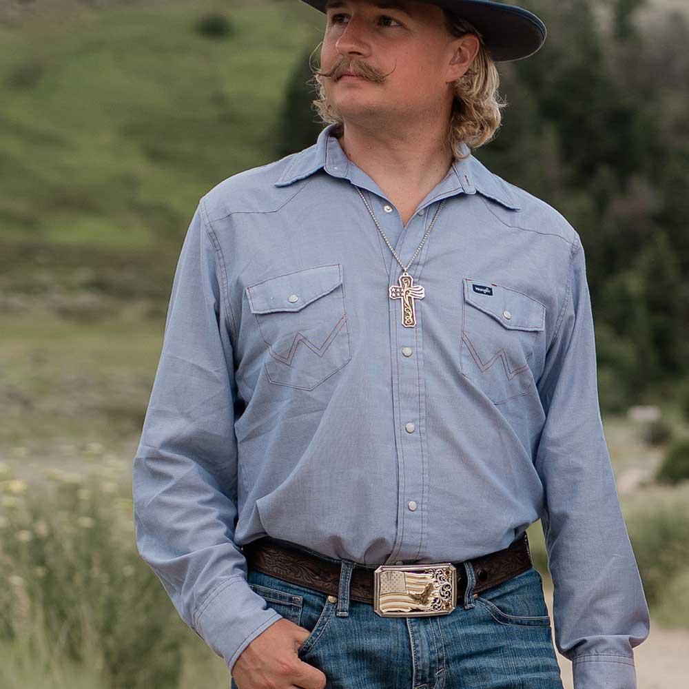 Montana Silversmith AM57910-1007M - Noble Pride American Made Buckle With Eagle