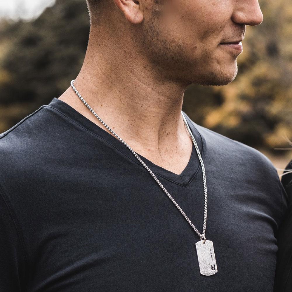 Montana Silversmith WCNC4888 I Am the Light Dog Tag Necklace