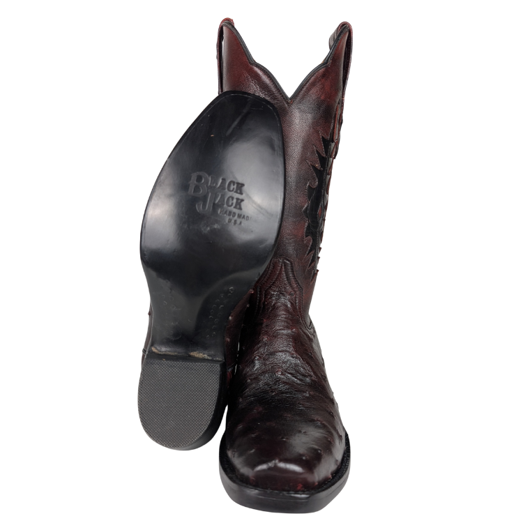 Black Jack LBC995-V4 Women's Full Quill Ostrich Black Cherry