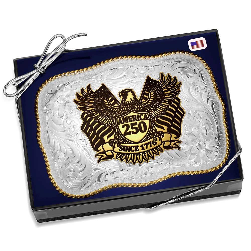 Montana Silversmith 860F-3508X - America's 250th Anniversary Buckle