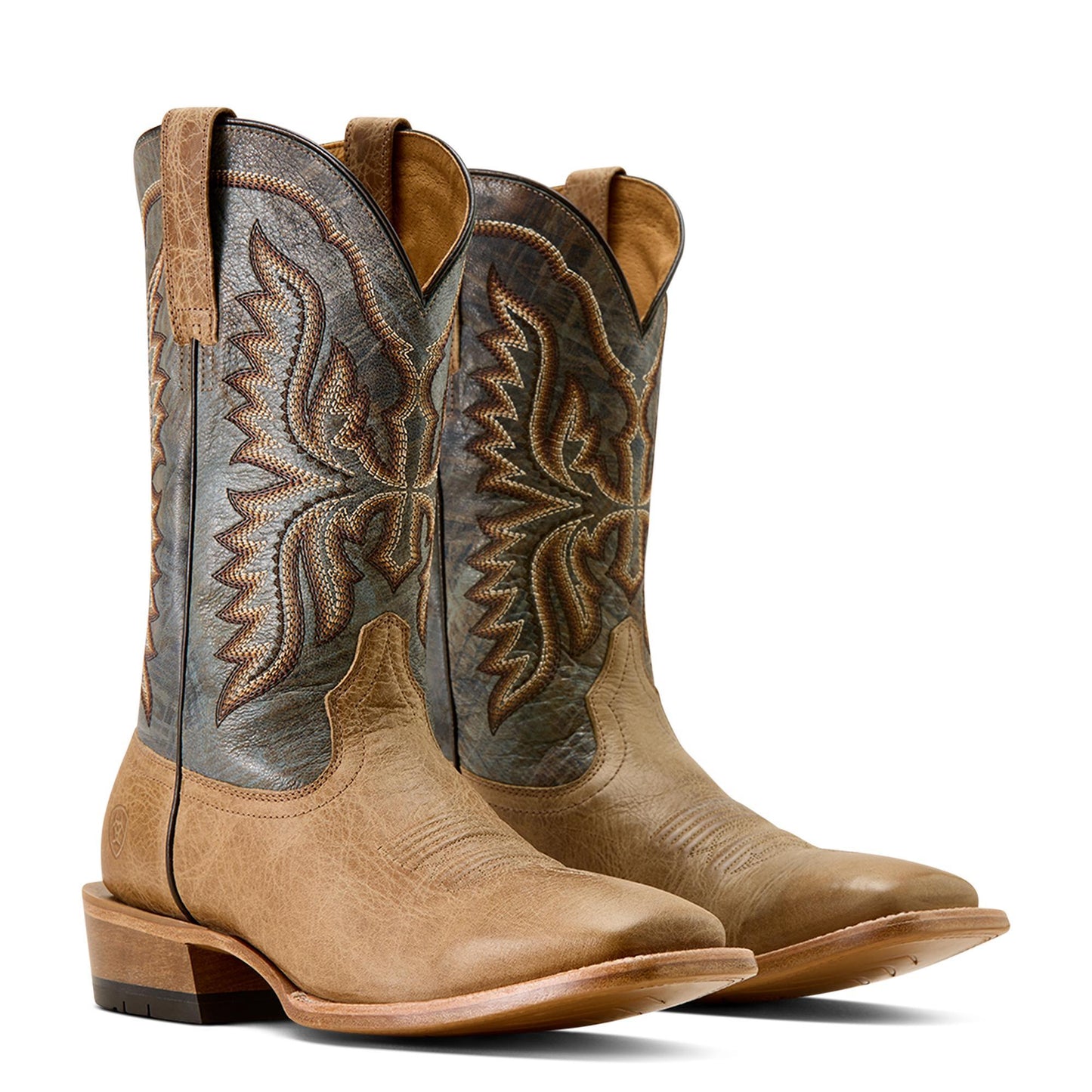 Ariat 10074235 Men's Preston Wide Square Toe Cowboy Boot