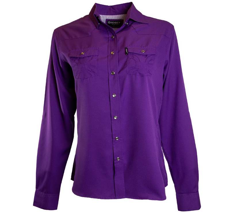 Hooey HT1766PL "SOL COMPETITION" LADIES PETUNIA LONG SLEEVE