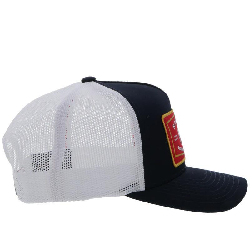 Hooey 2361T-BKWH "RANK STOCK" BLACK/WHITE W/RED & YELLOW HAT