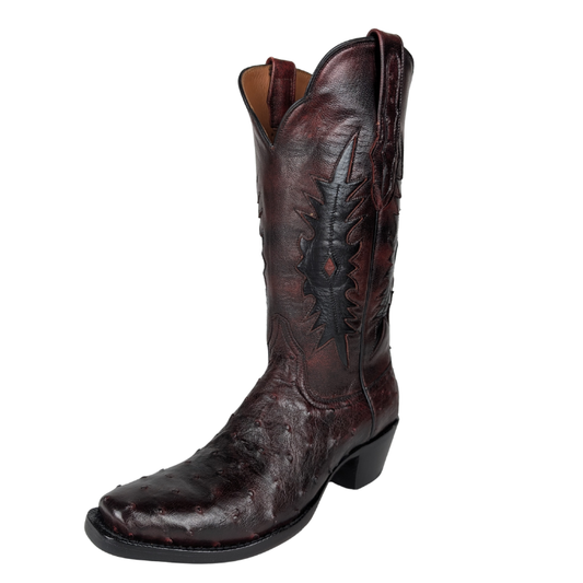 Black Jack LBC995-V4 Women's Full Quill Ostrich Black Cherry