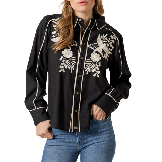 Kimes Ranch Emilia Top-Tencel-Black