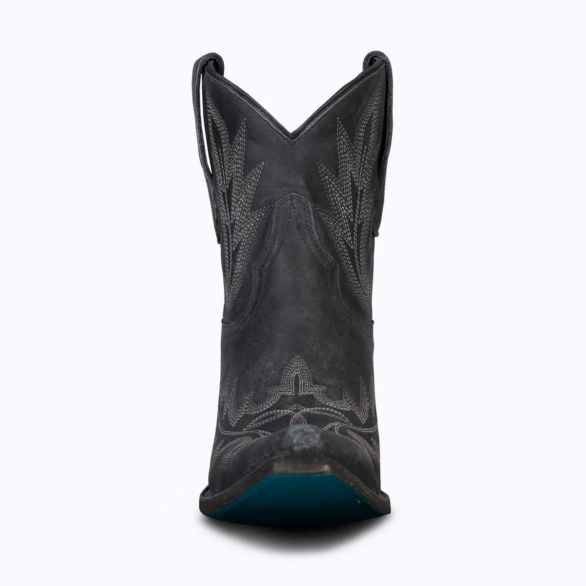 Lane LB0493C Lexington Bootie-Distressed Jet Black
