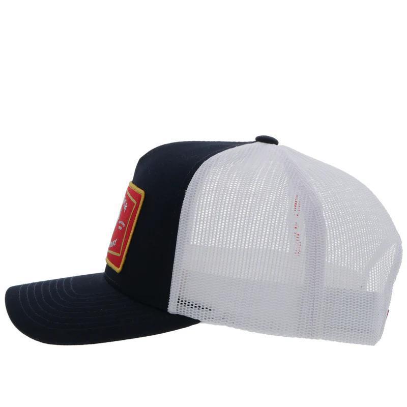 Hooey 2361T-BKWH "RANK STOCK" BLACK/WHITE W/RED & YELLOW HAT