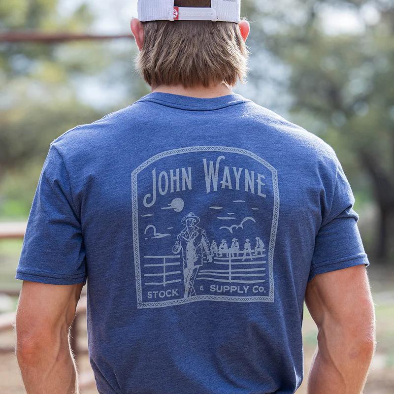 Hooey HT1647NV "JOHN WAYNE" NAVY T-SHIRT