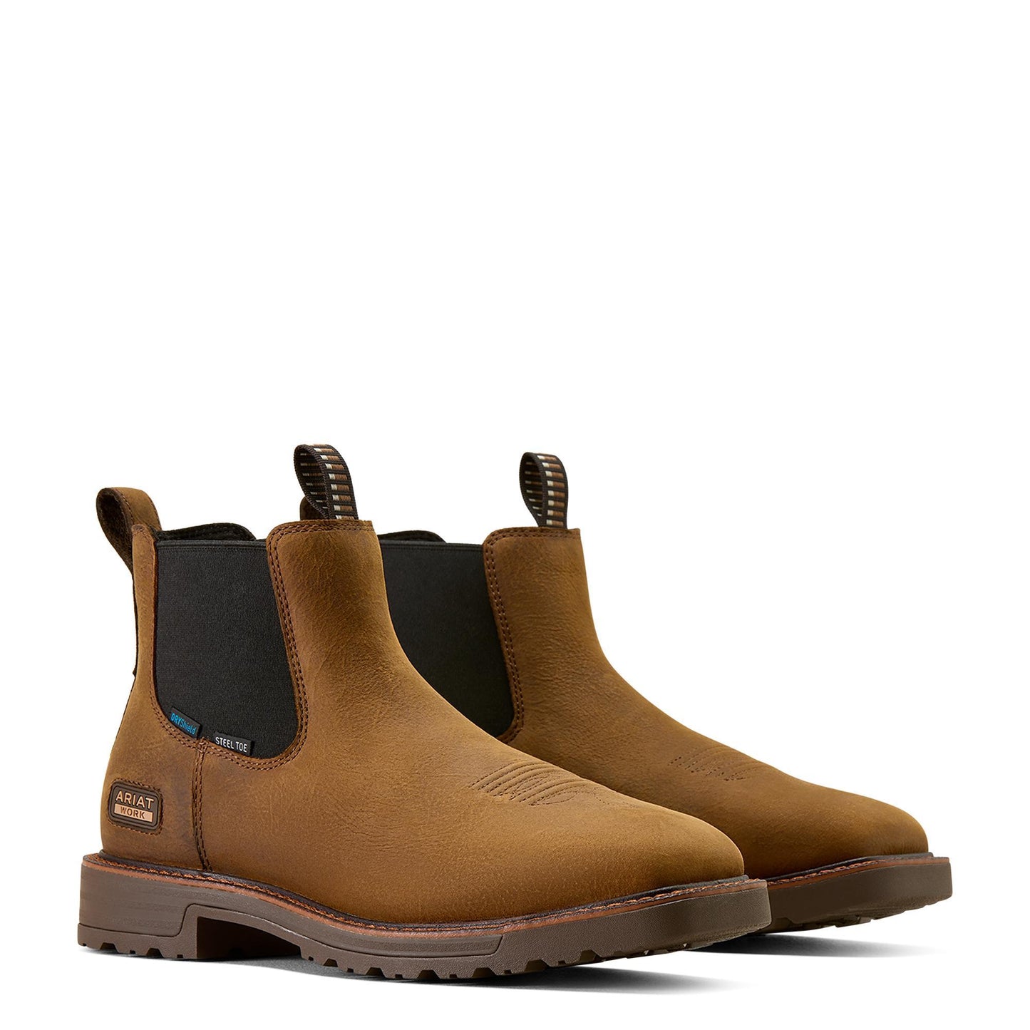 Ariat 10074284 Men's Activator Chelsea Waterproof Wide Square Toe Steel Toe Work Boot