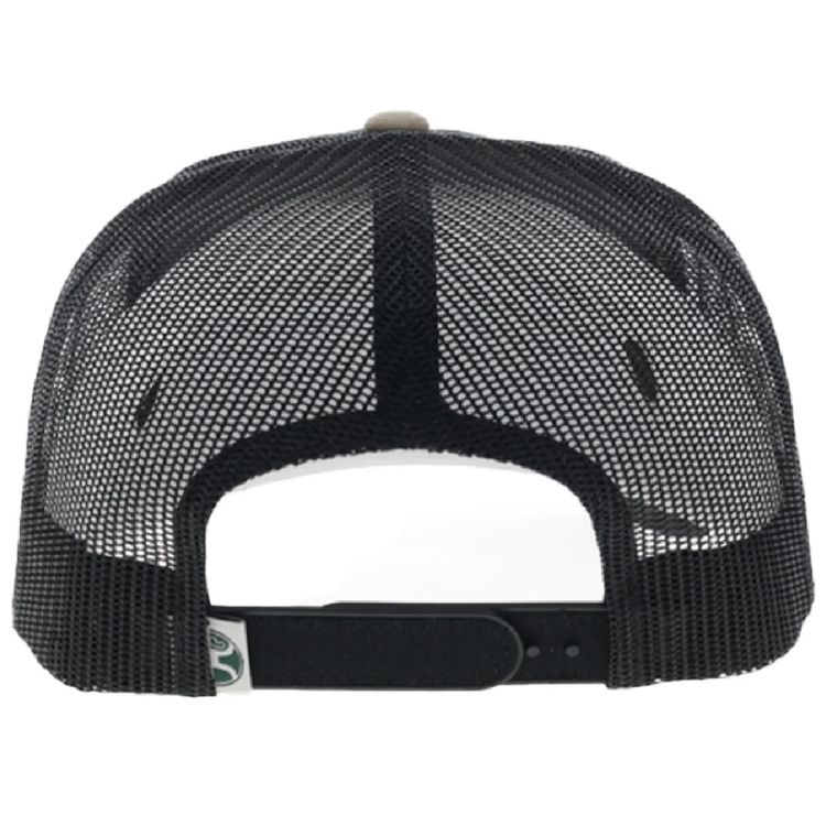 Hooey - 6043T-BKTN - Shed - 5-Panel Trucker with Tan Embroidery Logo - Black/Tan