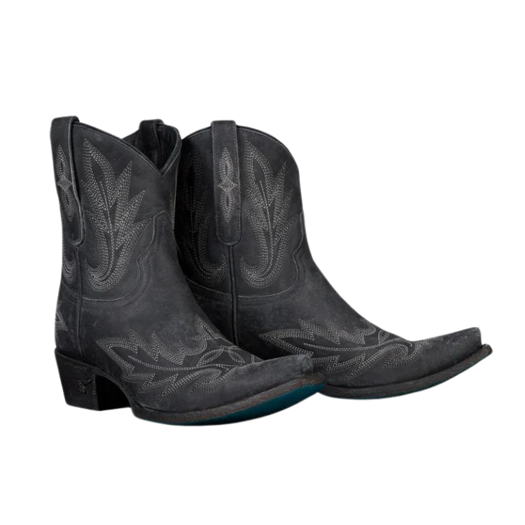 Lane LB0493C Lexington Bootie-Distressed Jet Black