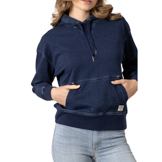 Kimes Ranch Tess Western Hoodie - Indigo Blue