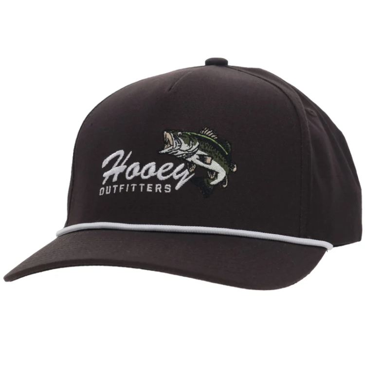 Hooey 6036T-BR-Bass 5-Panel Full Surround Snapback Brown