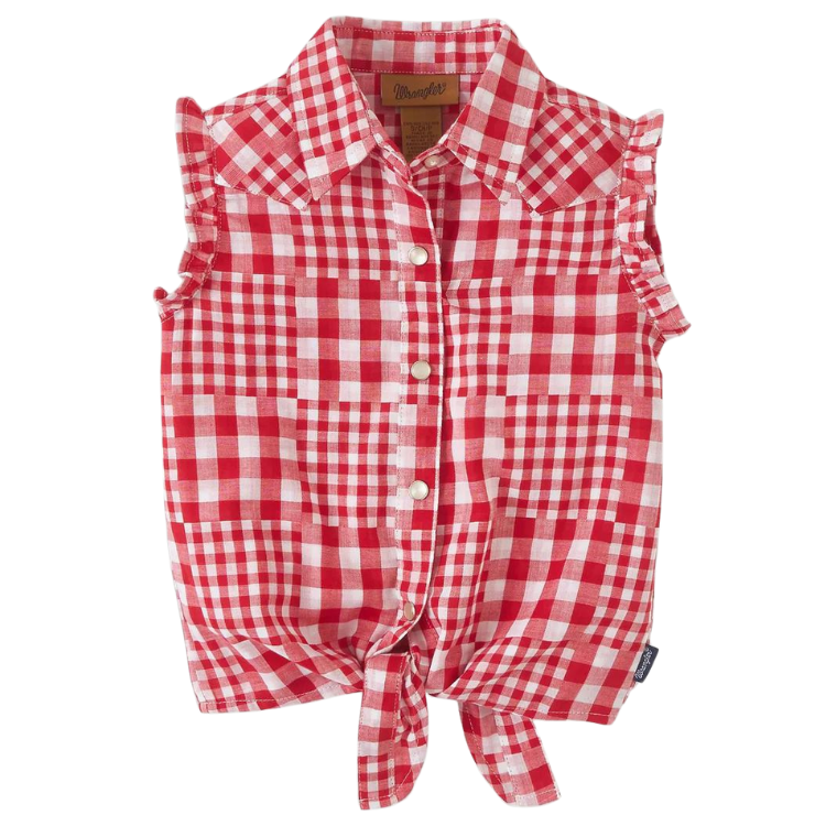 Wrangler® 112346581 Girls Western Top