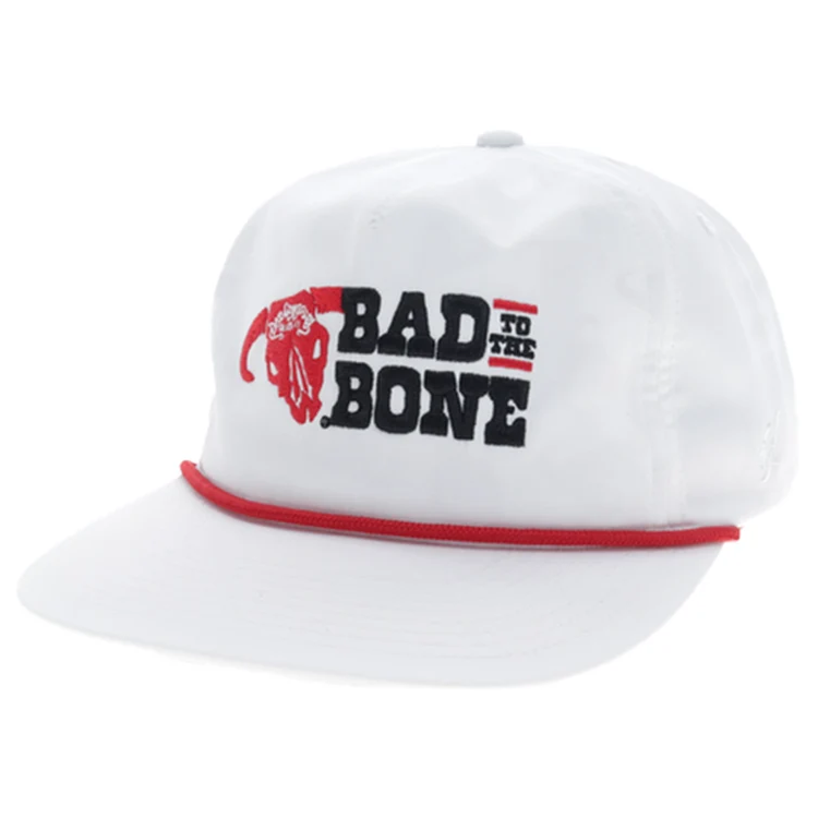 Hooey BC2610T-WH Bad Company 5-Panel Full Surround Ball Cap-White