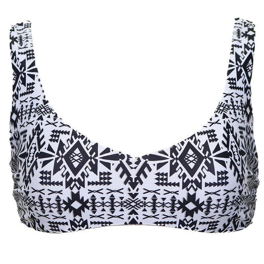 Hooey HST102AZBK Women's "The Rampy" Reversible Swimsuit Top