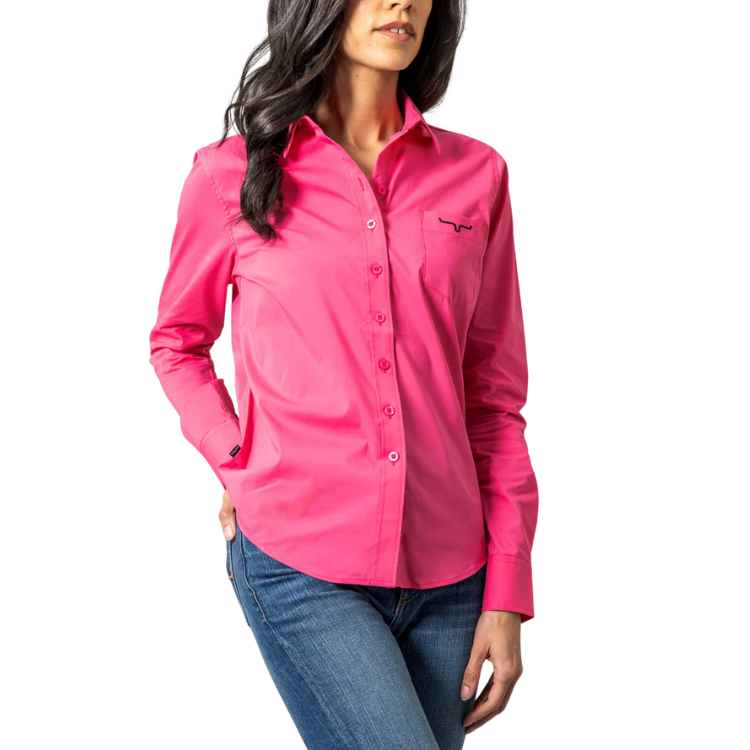 Kimes Ranch KR Team Shirt - Pink