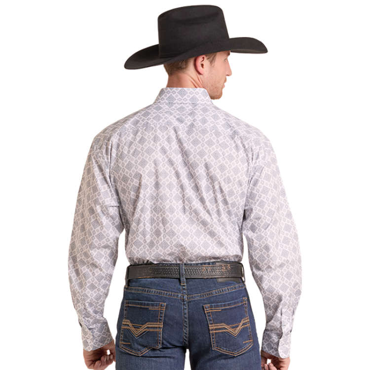 Rock & Roll BMB2S09421 Medallion Printed Long Sleeve