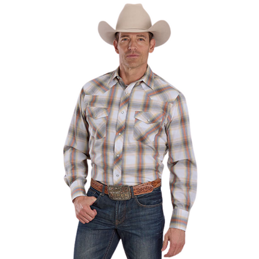Roper 01-001-0101-4069 Men's Long Sleeve Western Style Shirt