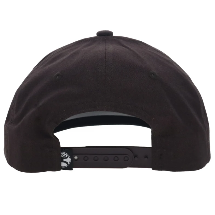 Hooey 6036T-BR-Bass 5-Panel Full Surround Snapback Brown