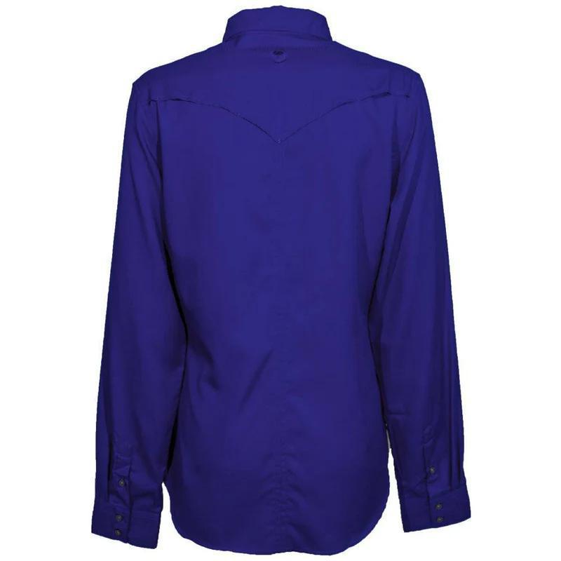 Hooey HT1664BL "SOL COMPETITION" LADIES ROYAL LONG SLEEVE