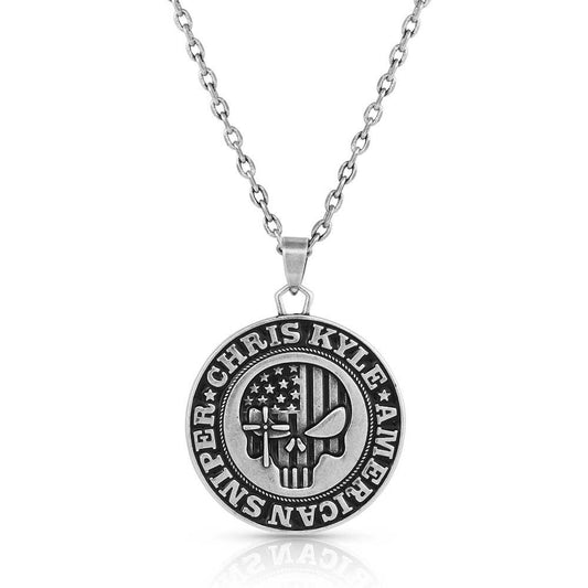 Montana Silversmith CKNC5384 Striker Pendant Chris Kyle Necklace