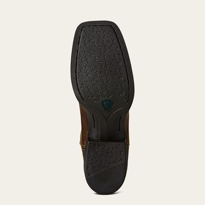 Ariat 10018528 Round Up Wide Square Toe Powder Brown