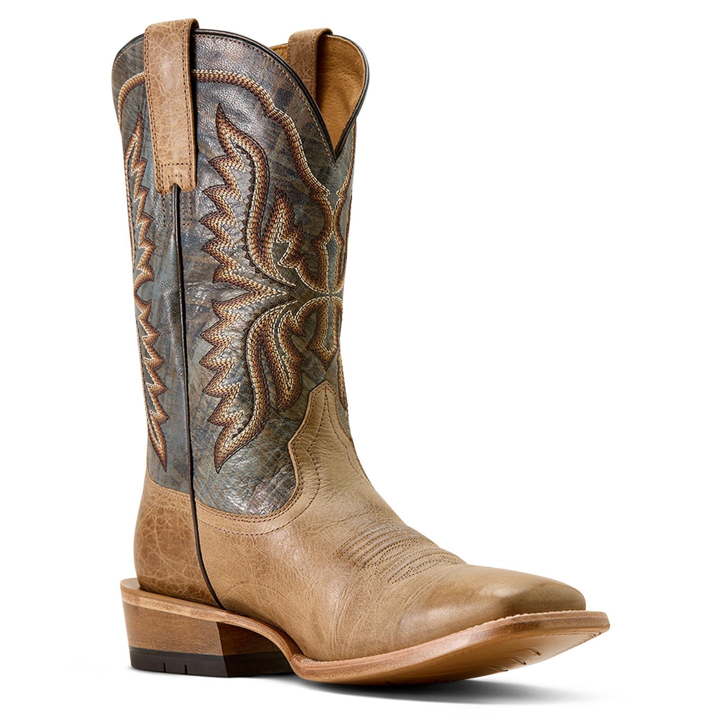 Ariat 10074235 Men's Preston Wide Square Toe Cowboy Boot
