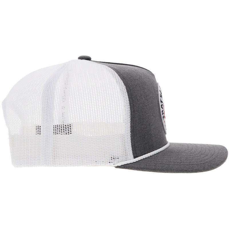 Hooey 2365T-GYWH "JOHN WAYNE" HAT GREY/WHITE