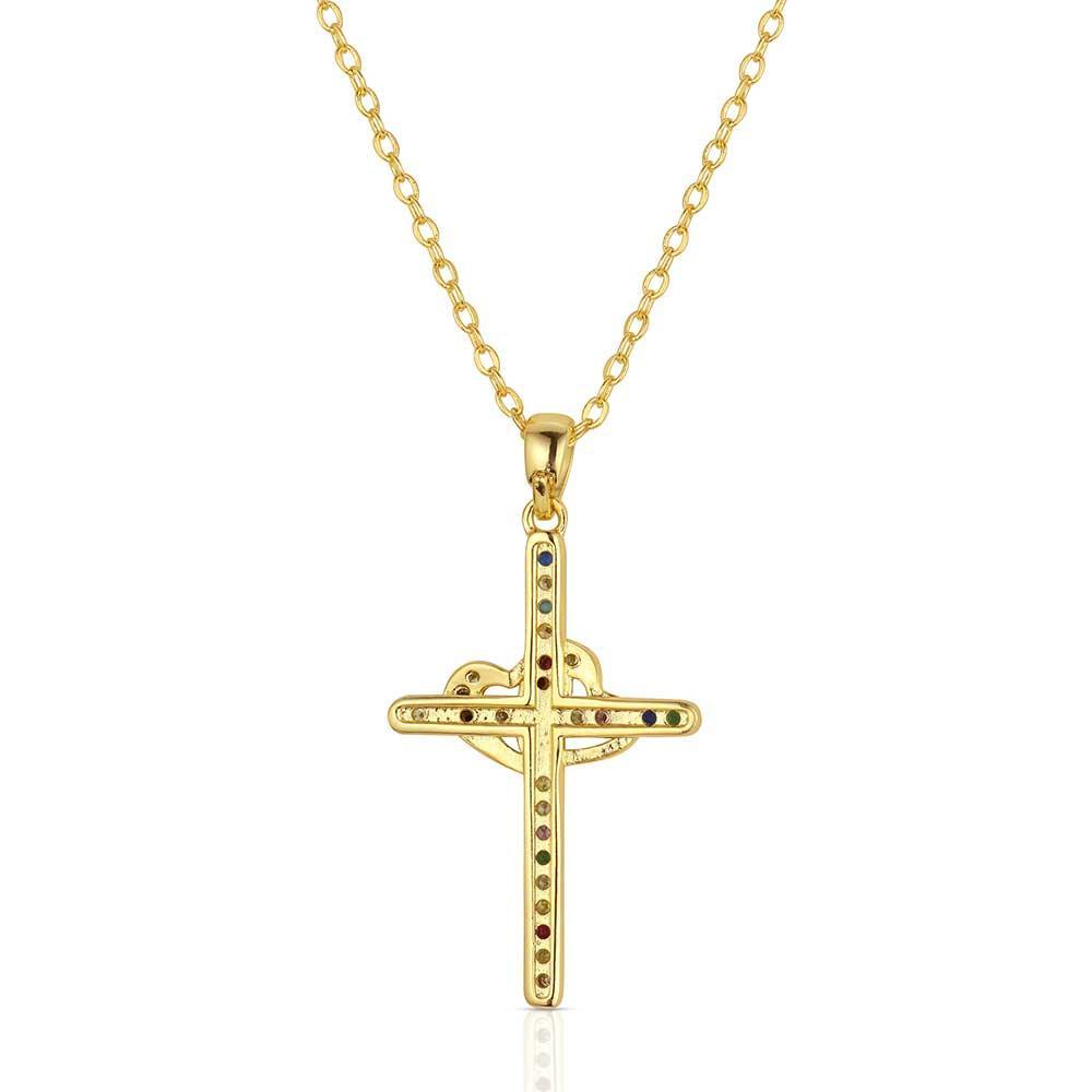 Montana Silversmith NC6475 - Northern Lights Cross Necklace