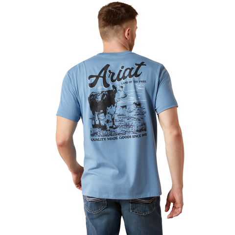 Ariat 10065896 MNS ARIAT CATTLE CO. SS TSHRT