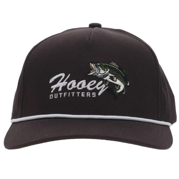 Hooey 6036T-BR-Bass 5-Panel Full Surround Snapback Brown