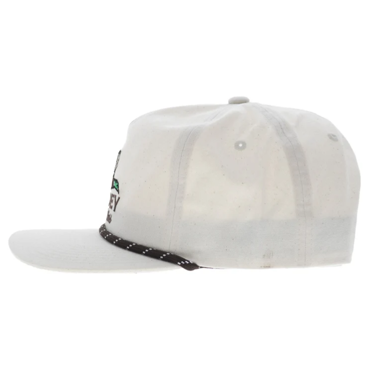 Hooey 6038T-CR-Mallard 5-Panel Full Surround Snapback-Cream