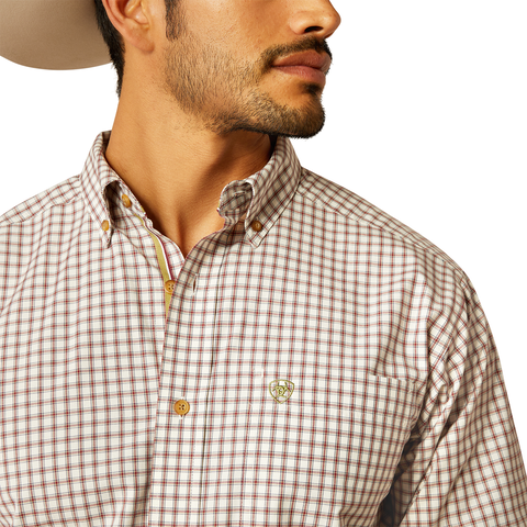 Ariat 10052342 Men's Pro Series Sultan Classic Fit Shirt Off White