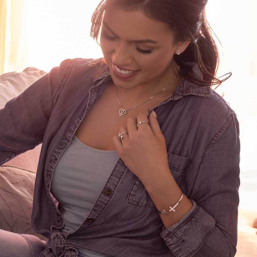 Montana Silversmith FFRG5537 Love and Faith Open Ring