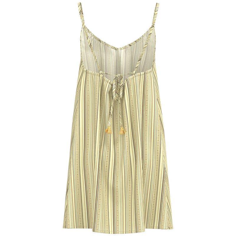 Hooey HD2602CRST "Paraiso" Spaghetti Strap Dress Cream/Stripe