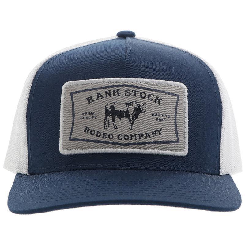 Hooey 2461T-NVWH Rank Stock Ball Cap