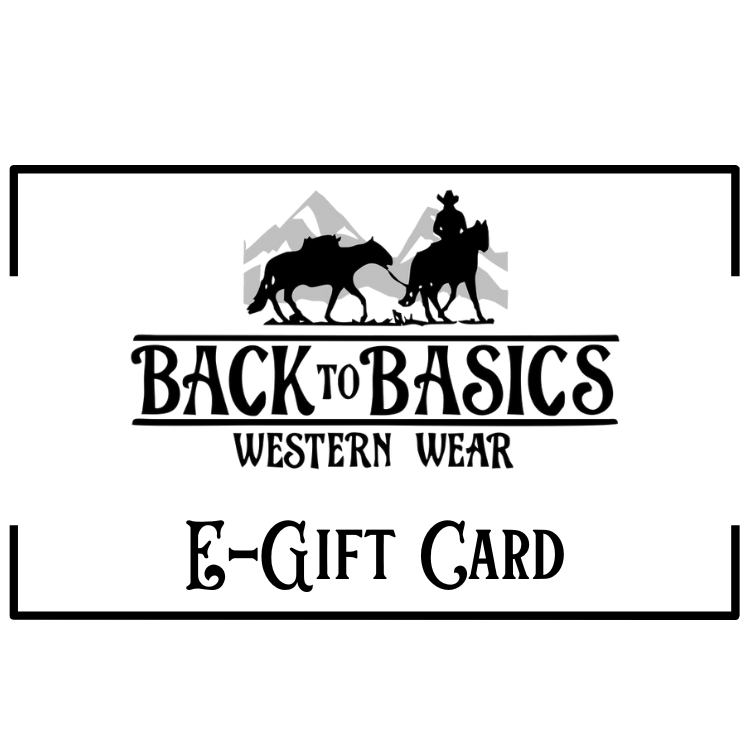 Back to Basic's Western Wear Gift Card