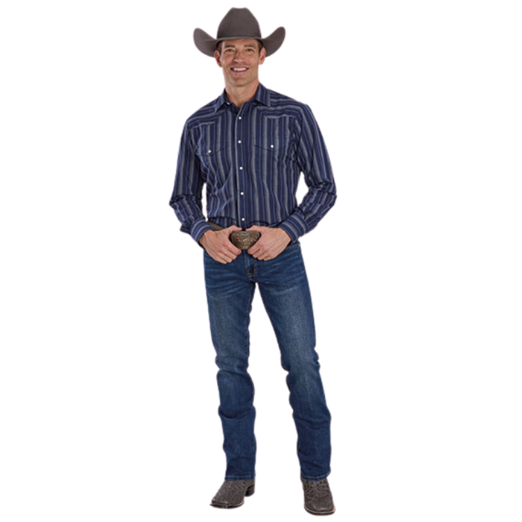 Roper 01-001-0044-0436 Men's Long Sleeve Western Style Shirt