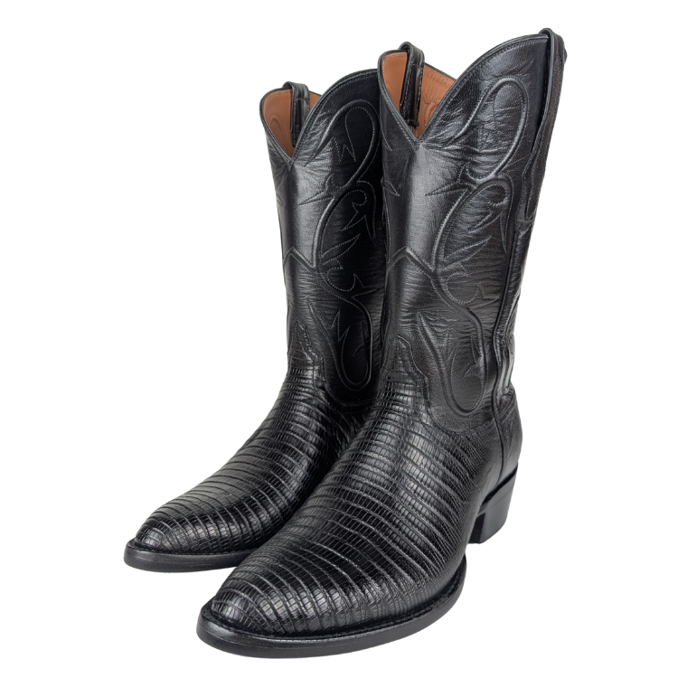 Black Jack BK270-21 Men's Teju Lizard Black