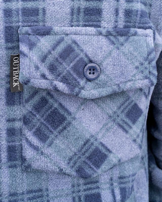 Outback 42188-BLU Men's Chad Big Shirt